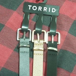 Torrid 3 Pack of Belts